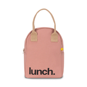 Organic Cotton Zipper Lunch Bag