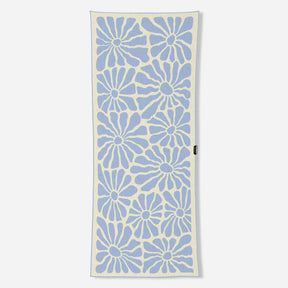 Organic Travel Towel: Lazy Daisy Coastal Blue Nomadix