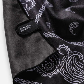 Bandana Towel: Paisley Black Nomadix