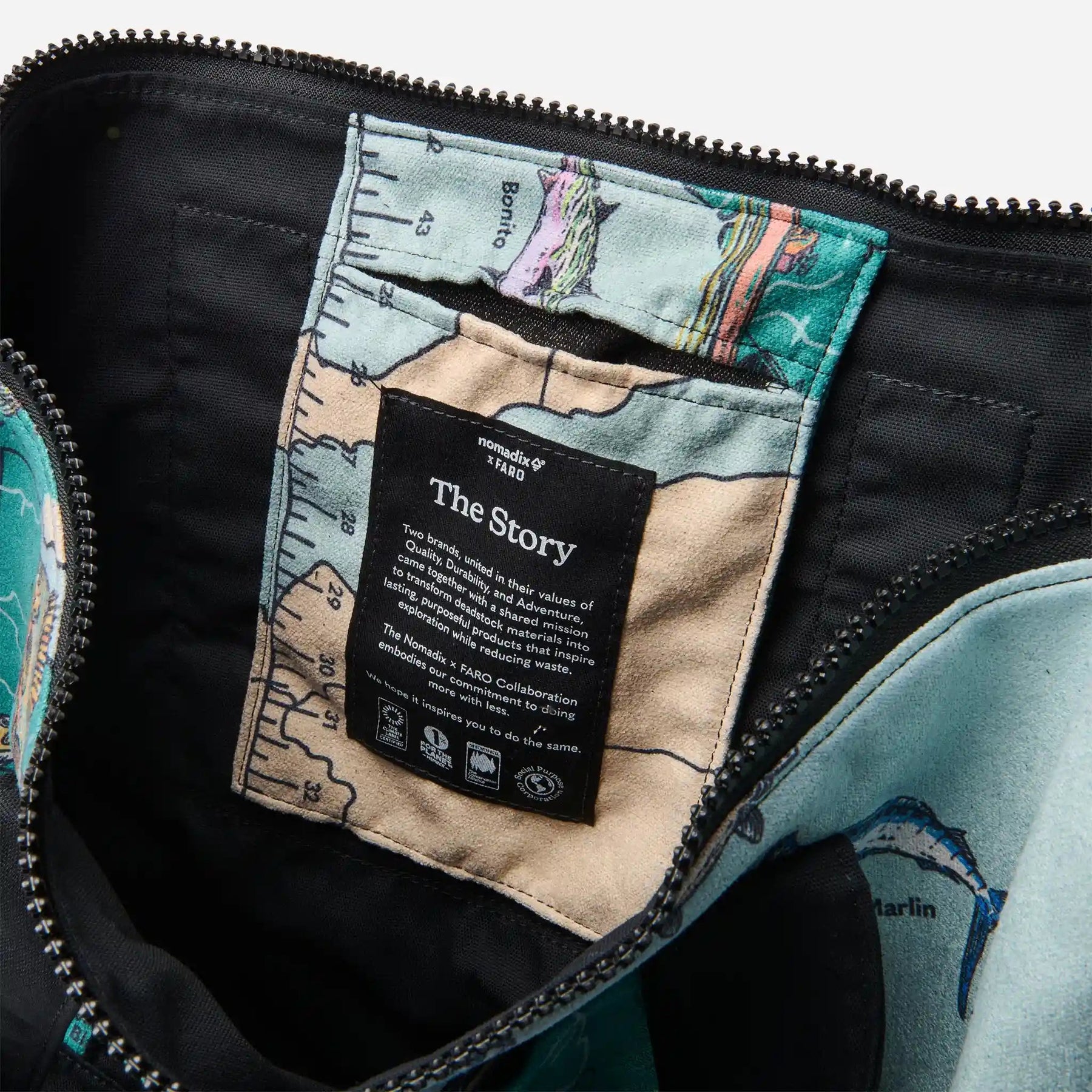 The Tote: Nomadix x FARO: Fish Map Nomadix