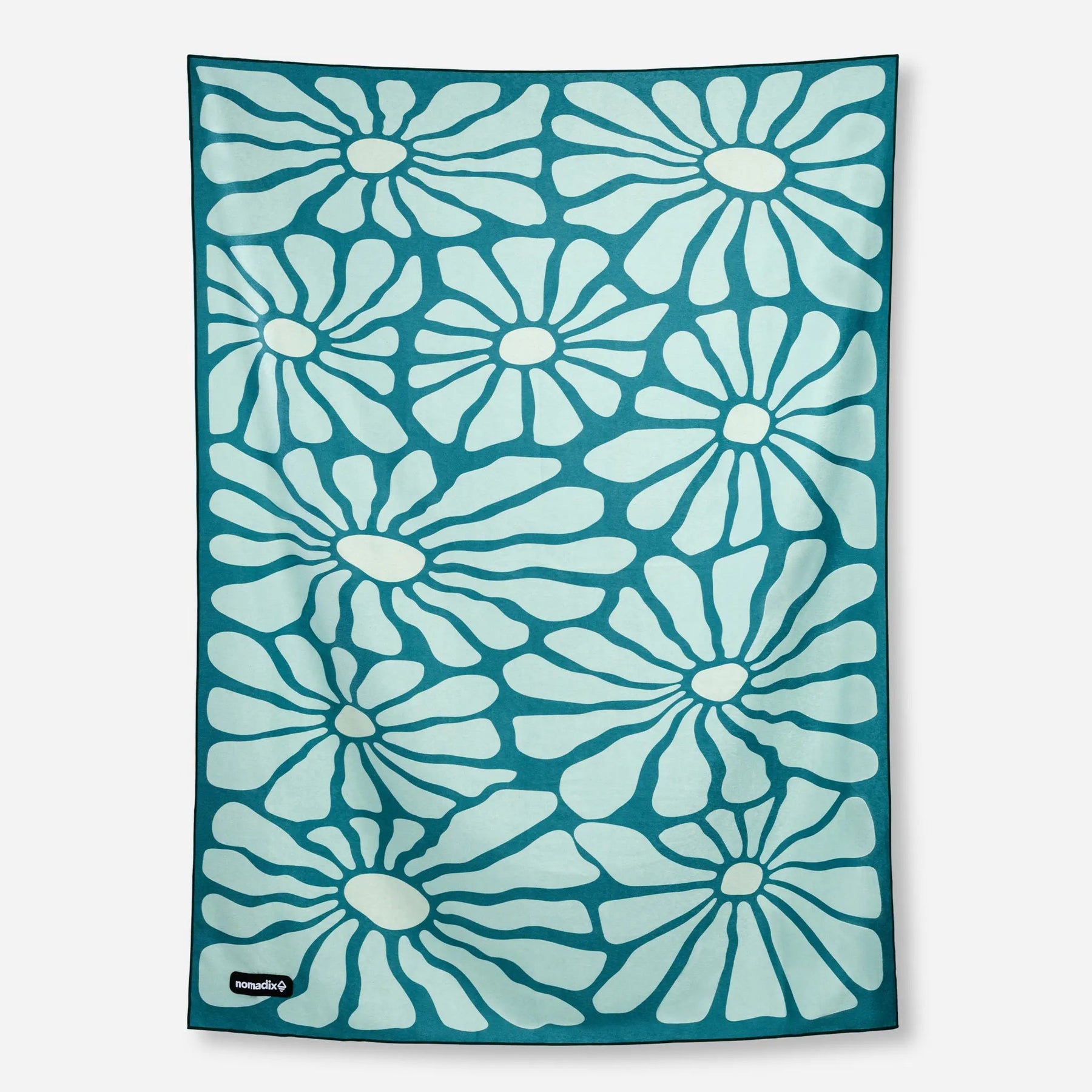 Blanket Towel: Lazy Daisy Seafoam Green Nomadix