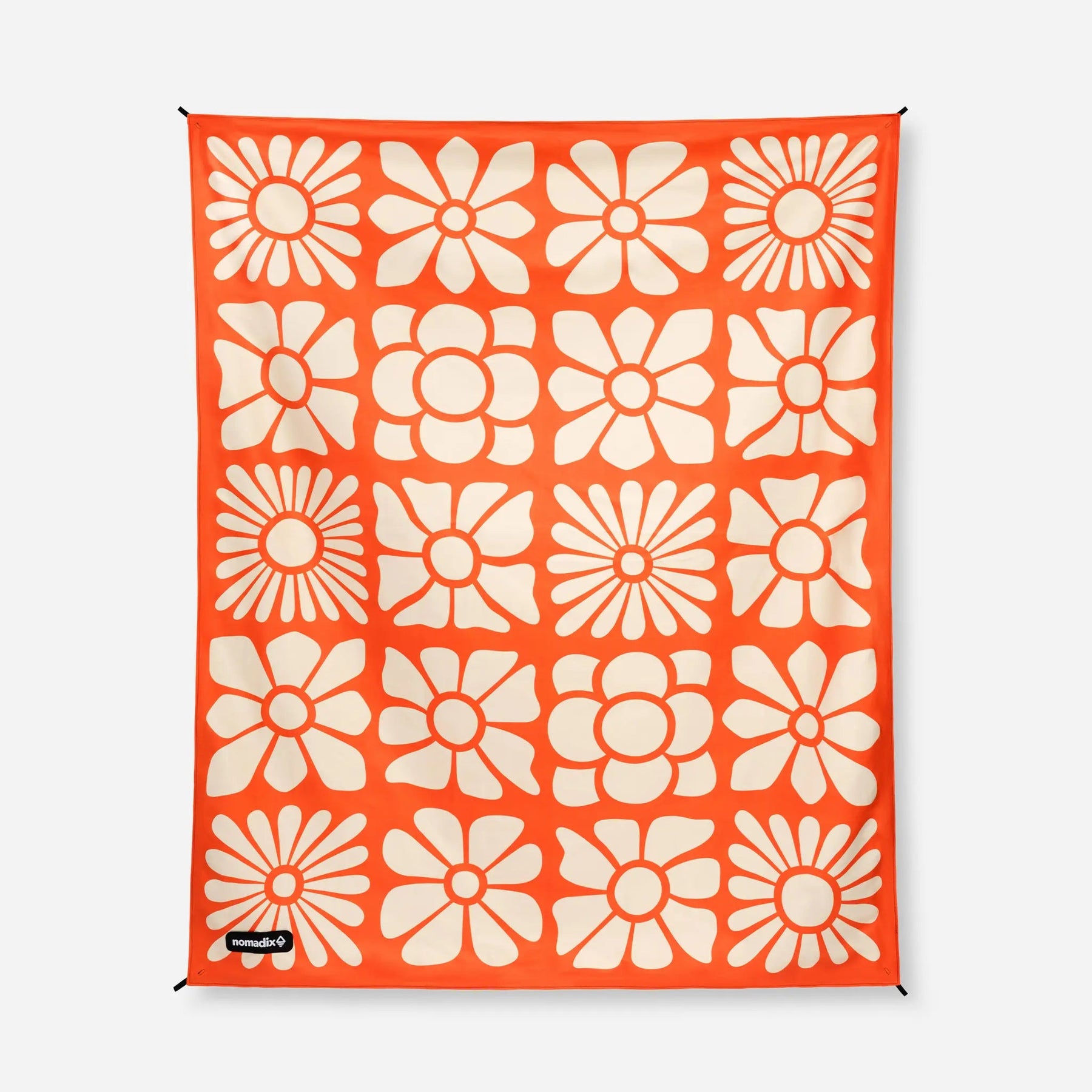Festival Blanket: Big Flowers Expedition Orange Nomadix