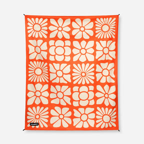 Festival Blanket: Big Flowers Expedition Orange Nomadix