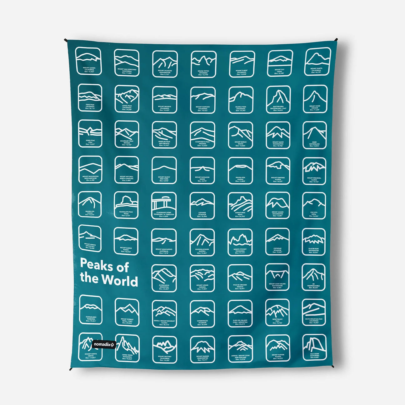 Festival Blanket: Peaks of the World