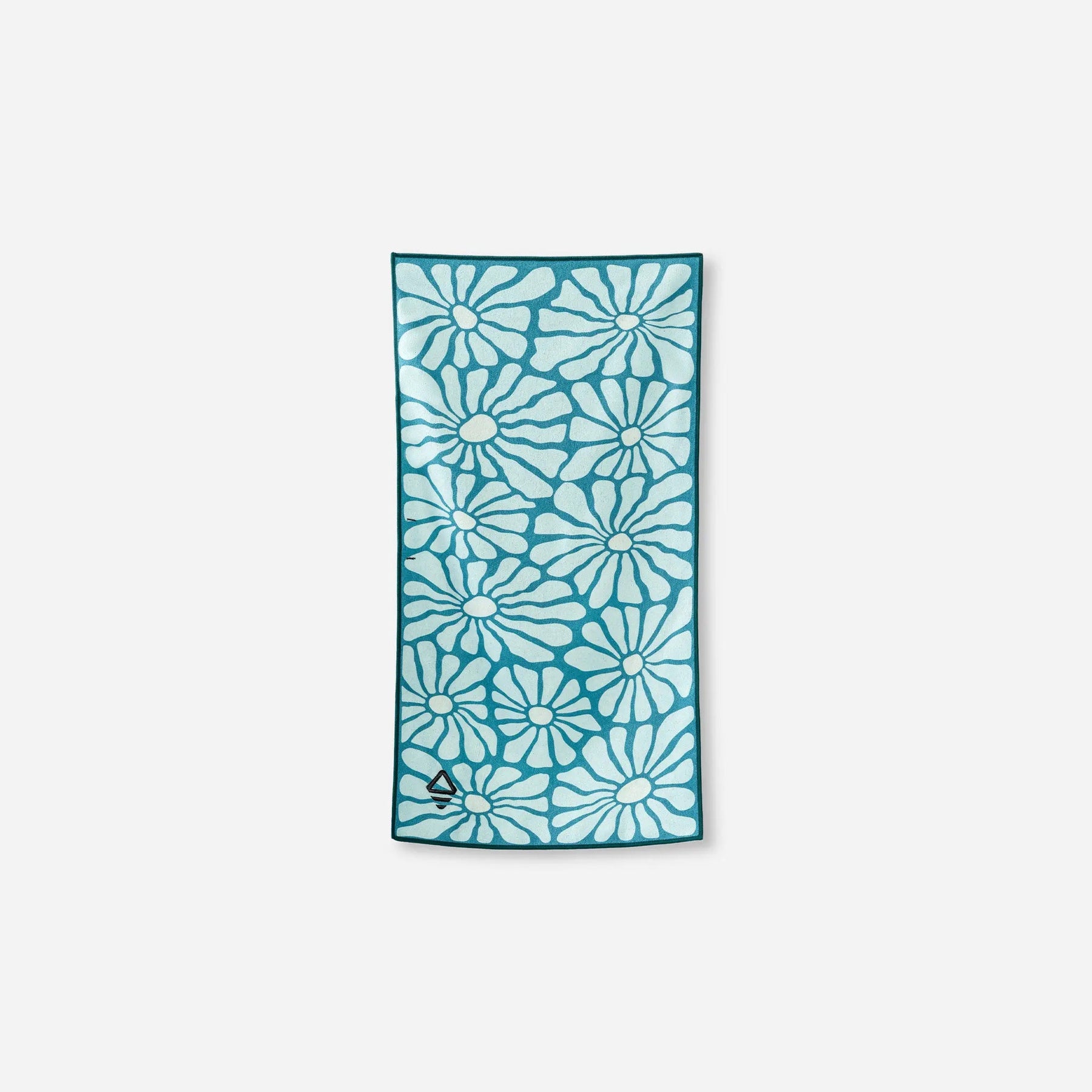 Hand Towel: Lazy Daisy Seafoam Green Nomadix