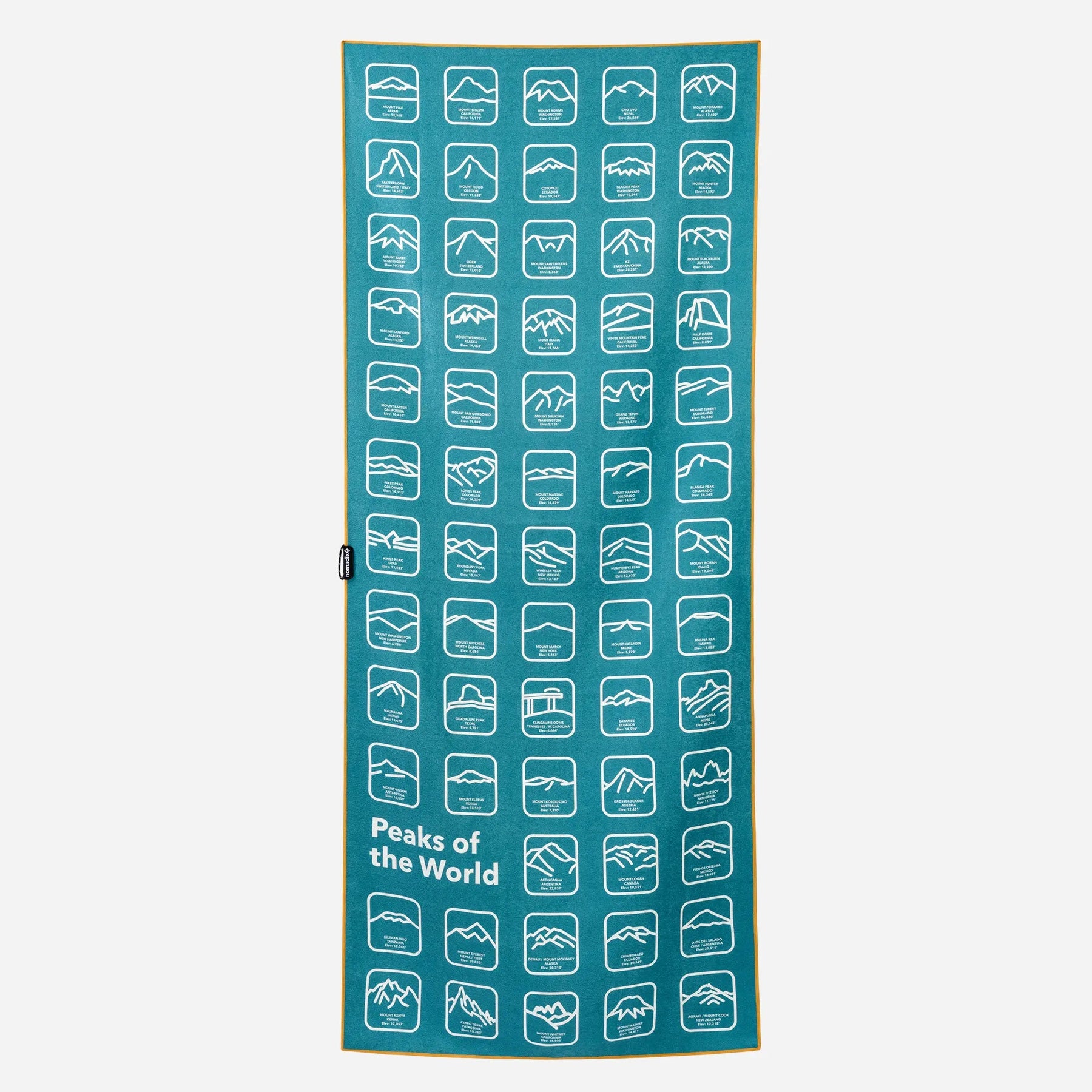 Original Towel: Peaks of the World Teal Ocean Nomadix
