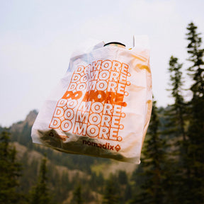 Pocket Tote: Own Less. Do More. Nomadix