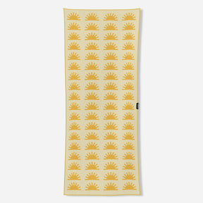 Organic Beach Towel: Sunshine Amber Sun Nomadix