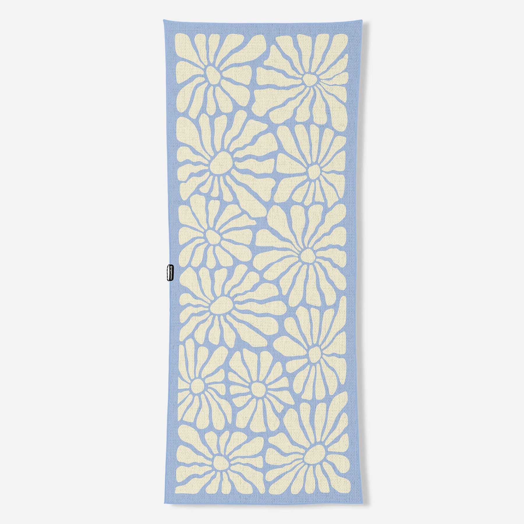 Organic Travel Towel: Lazy Daisy Coastal Blue Nomadix