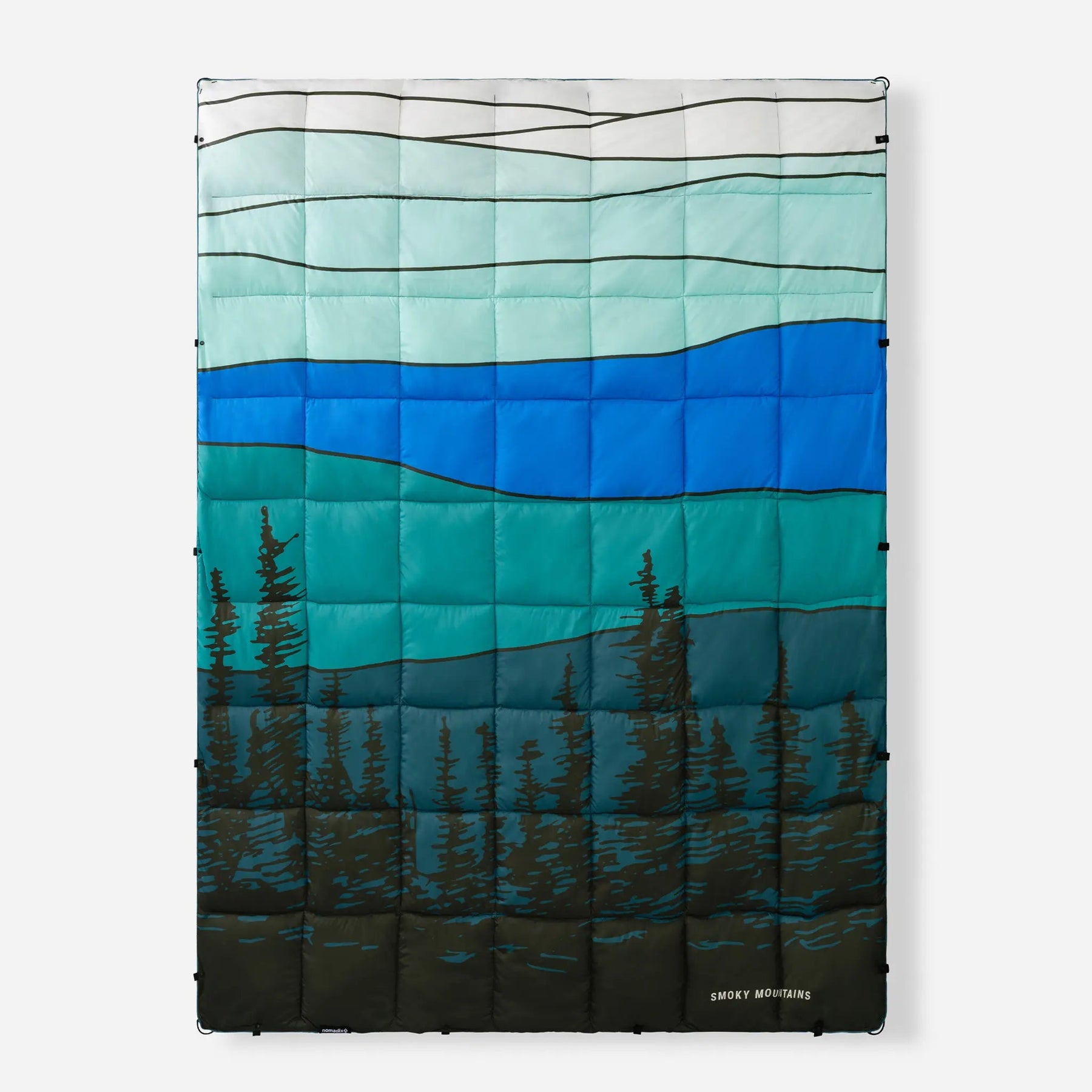 Graphene Puffer Blanket: Smoky Mountain Nomadix