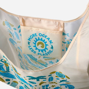Pocket Tote: Nomadix x 5 Gyres: Coastal Gathering Nomadix