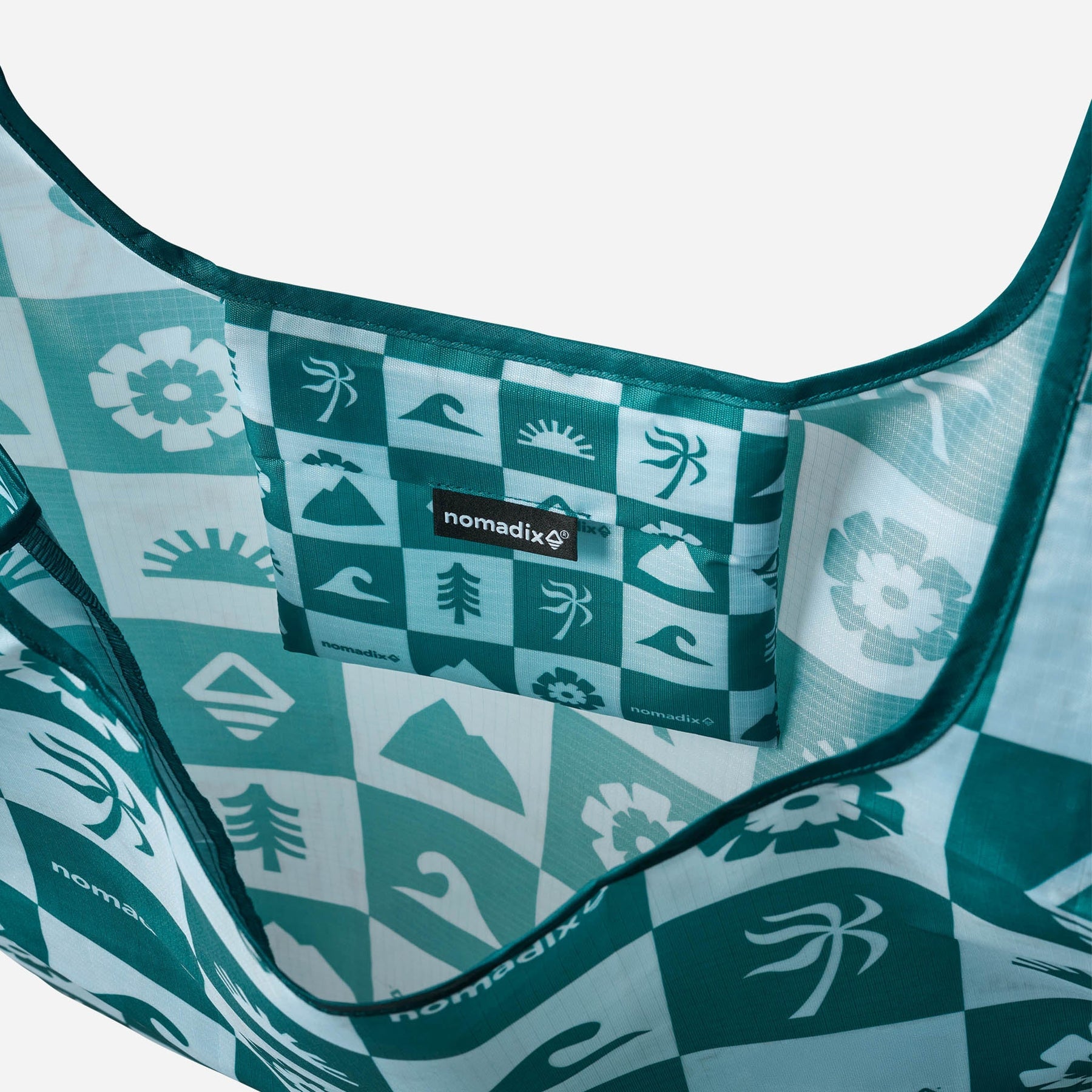 Pocket Tote: Icon Teal Ocean Nomadix