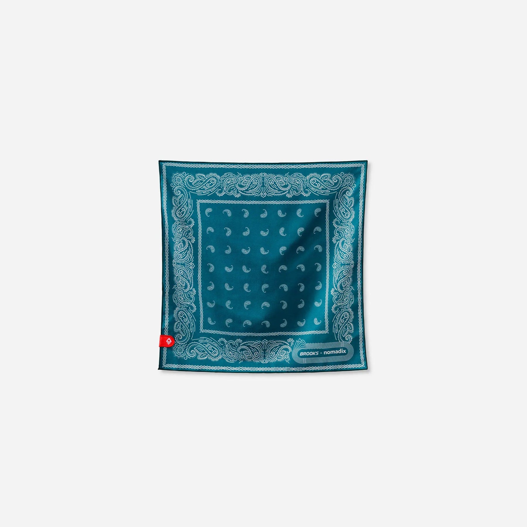 Bandana Towel: Paisley Teal Ocean (Nomadix x Brooks) Nomadix