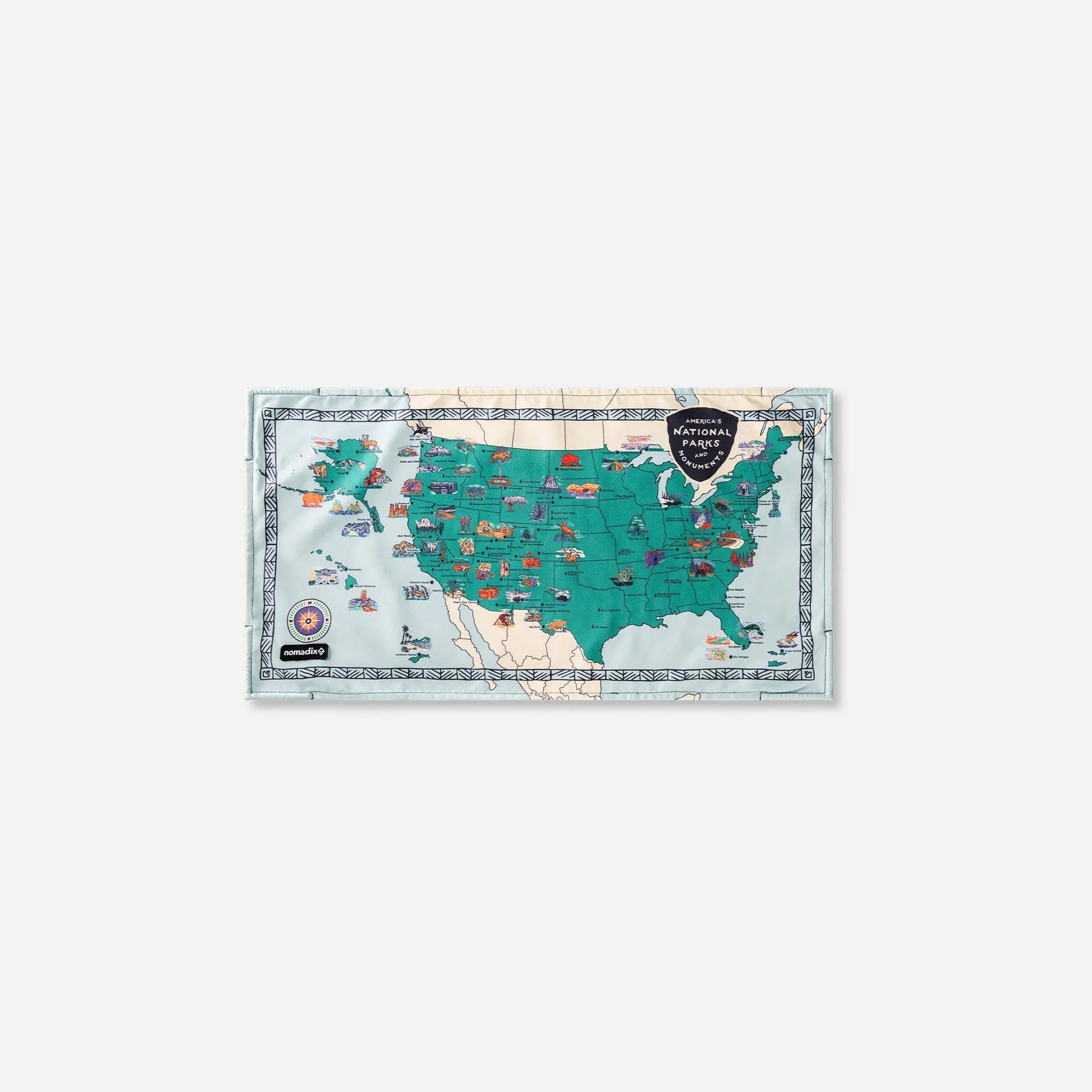 Transition Mat: National Parks and Monuments Map Nomadix