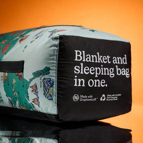 Graphene Puffer Blanket: National Parks and Monuments Map Nomadix