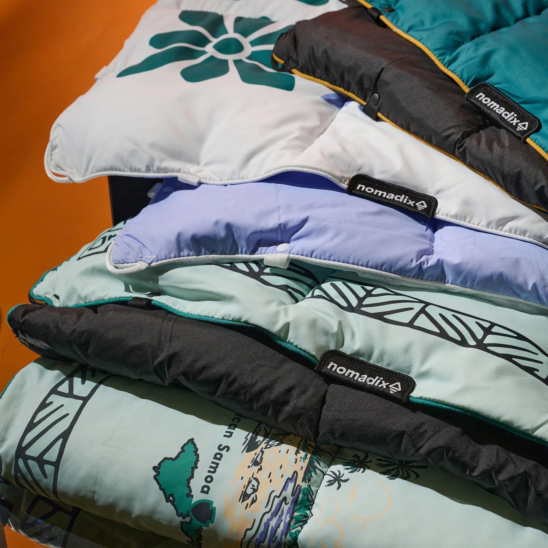Graphene Puffer Blanket: National Parks and Monuments Map Nomadix