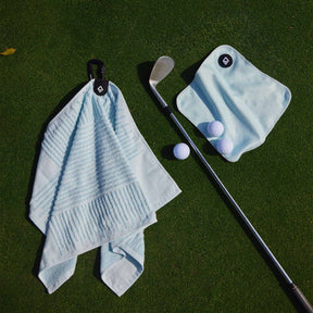Golf Towel Set: Fairway Pale Blue Nomadix