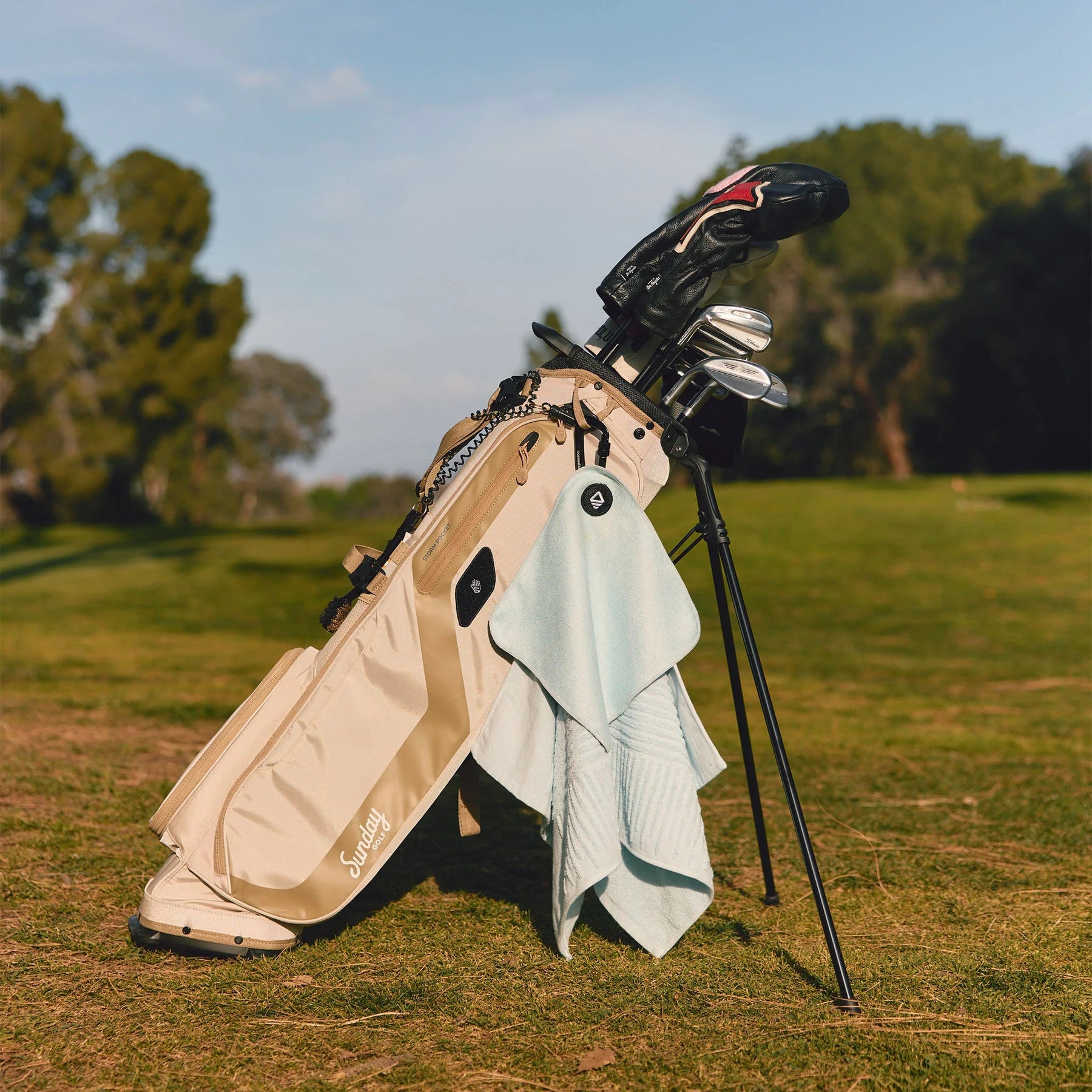 Golf Towel Set: Fairway Pale Blue Nomadix