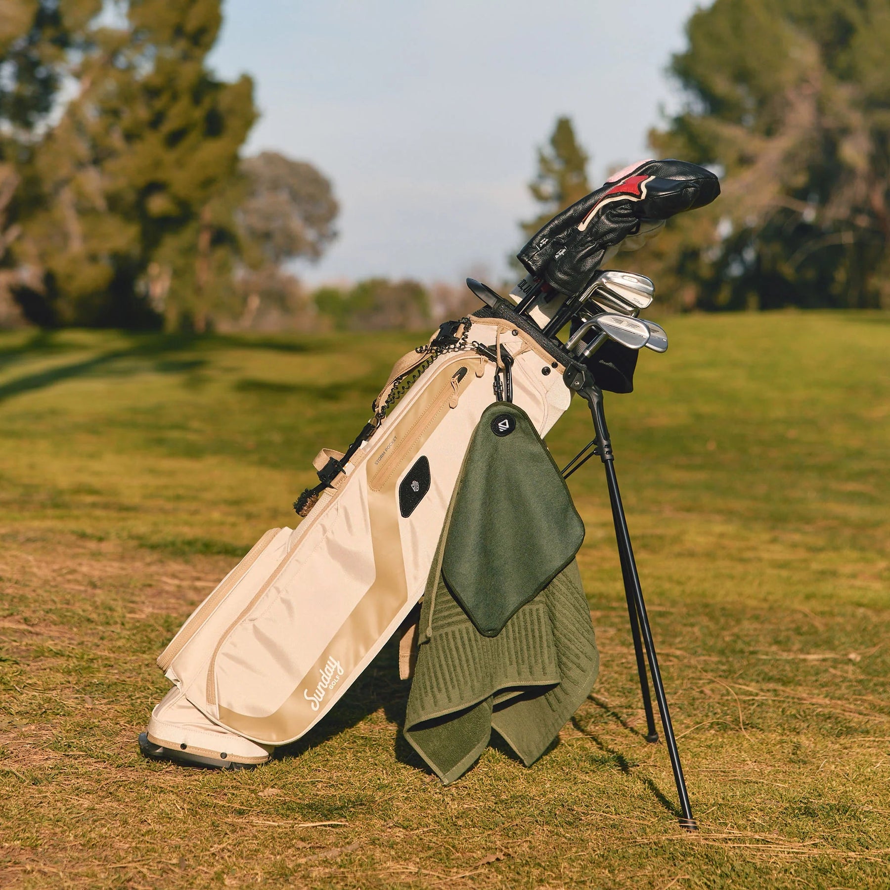 Golf Towel Set: Fairway Grass Green Nomadix