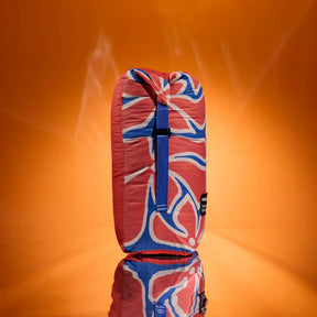Graphene Puffer Blanket: Wild Flowers Stellar Blue Red Nomadix