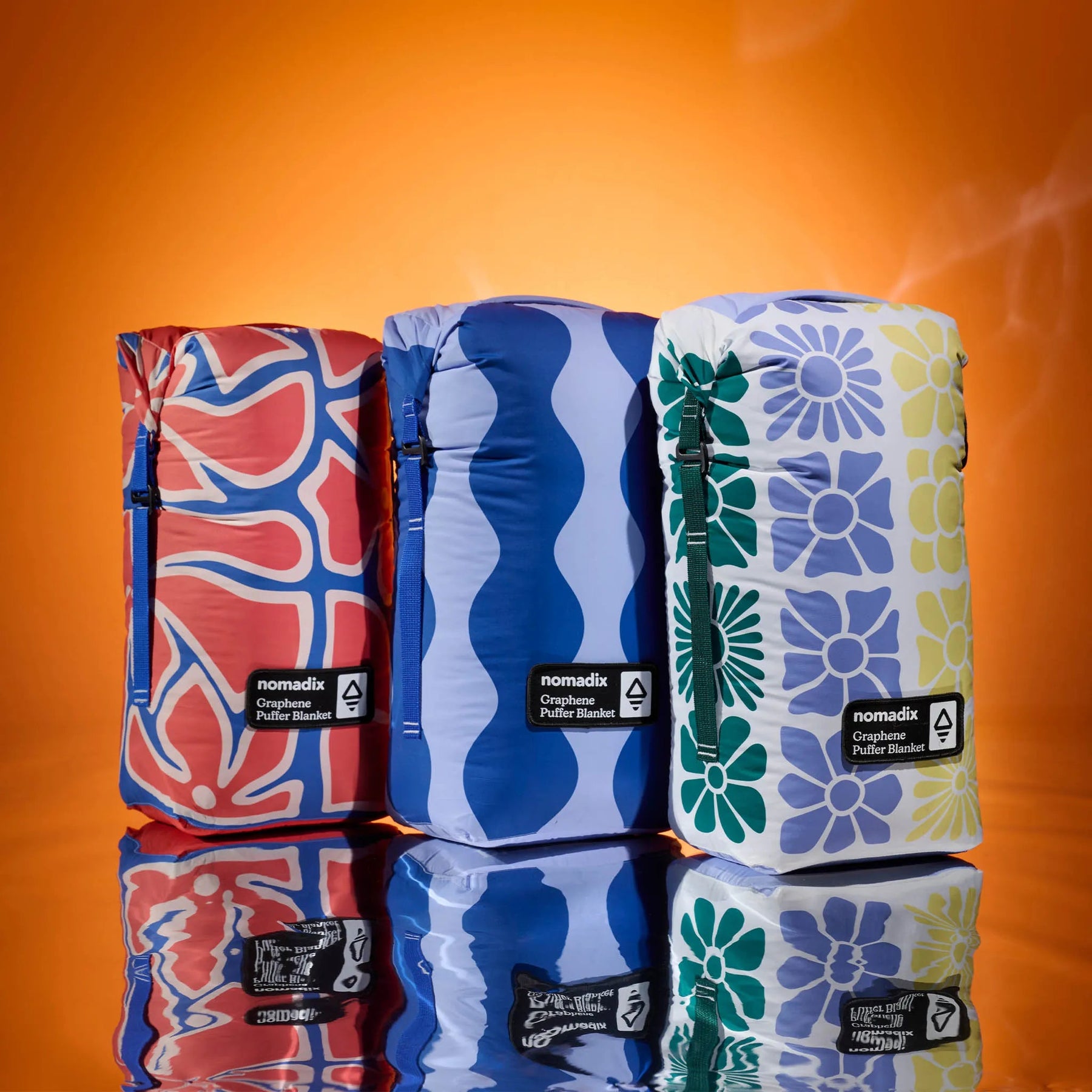 Graphene Puffer Blanket: Flowerbed Multi Nomadix