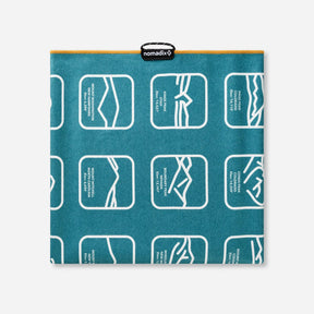 Original Towel: Peaks of the World Teal Ocean Nomadix