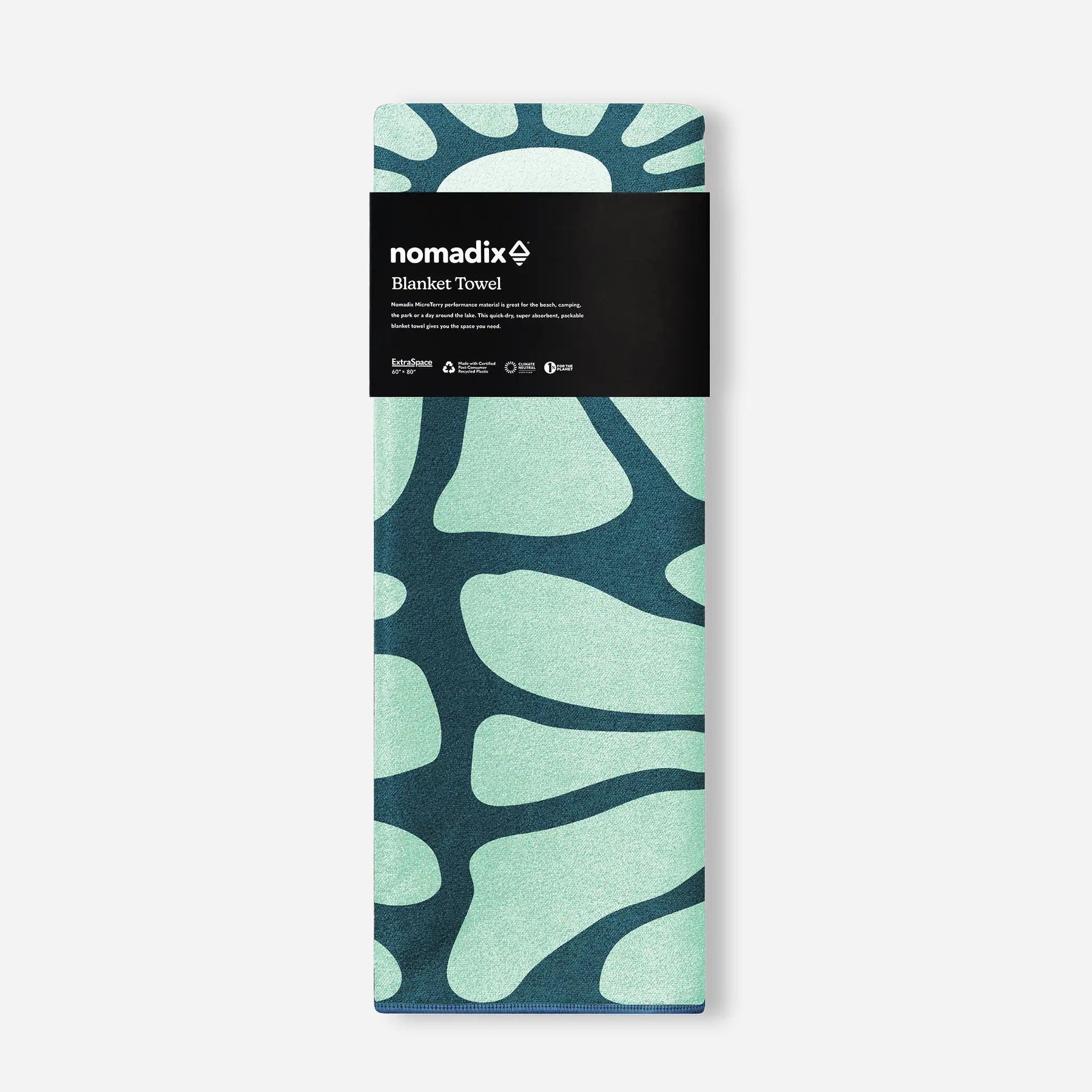 Blanket Towel: Lazy Daisy Seafoam Green Nomadix