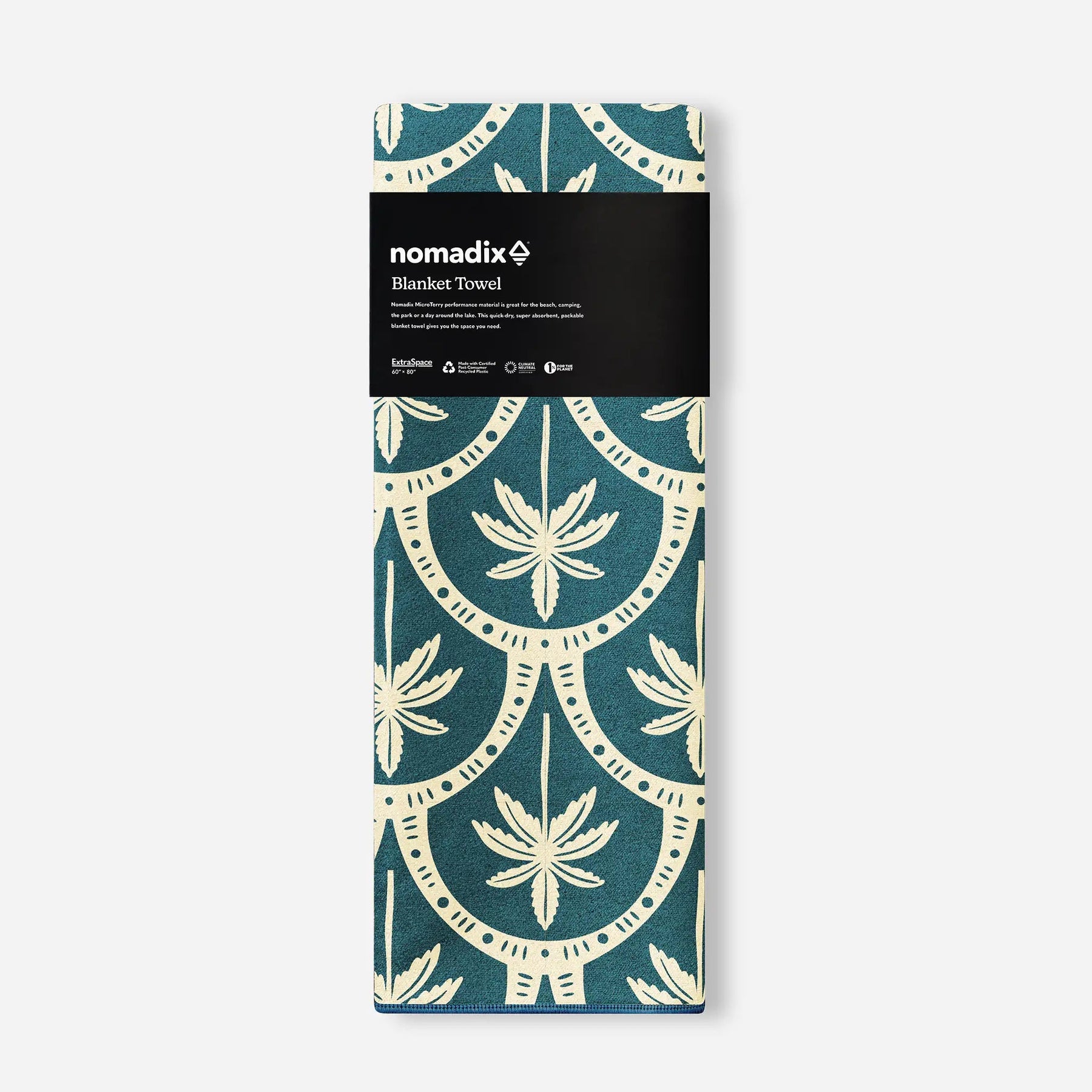 Blanket Towel: Palms Resort Teal Ocean Nomadix