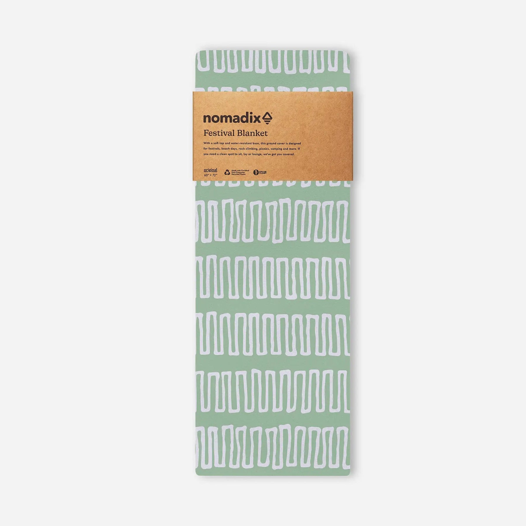 Festival Blanket: Switchback Seafoam Green Nomadix