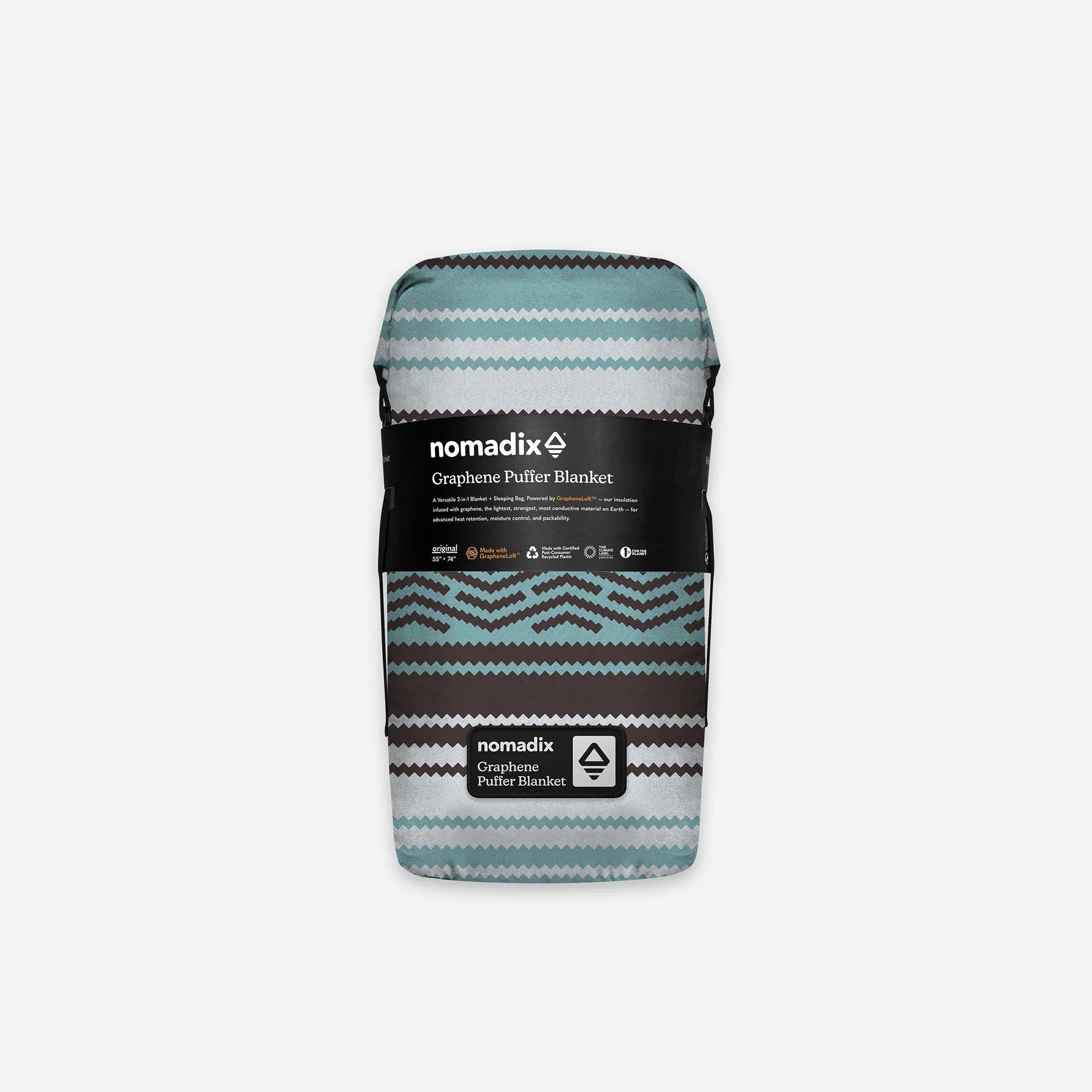 Graphene Puffer Blanket: Baja Aqua Nomadix