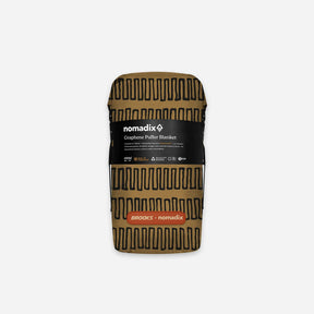 Graphene Puffer Blanket: Switchback Coyote (Nomadix x Brooks) Nomadix