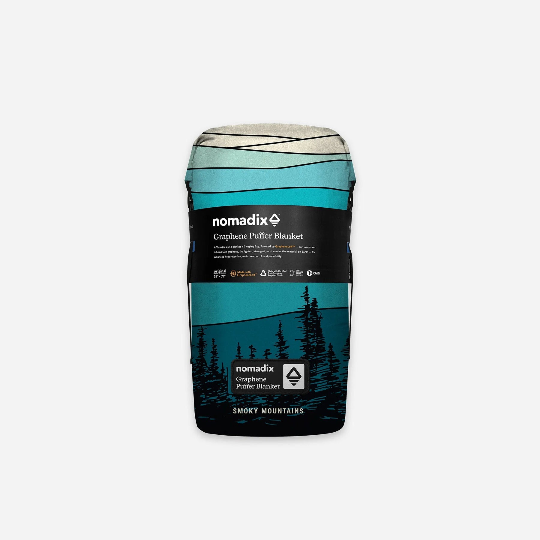 Graphene Puffer Blanket: Smoky Mountain Nomadix