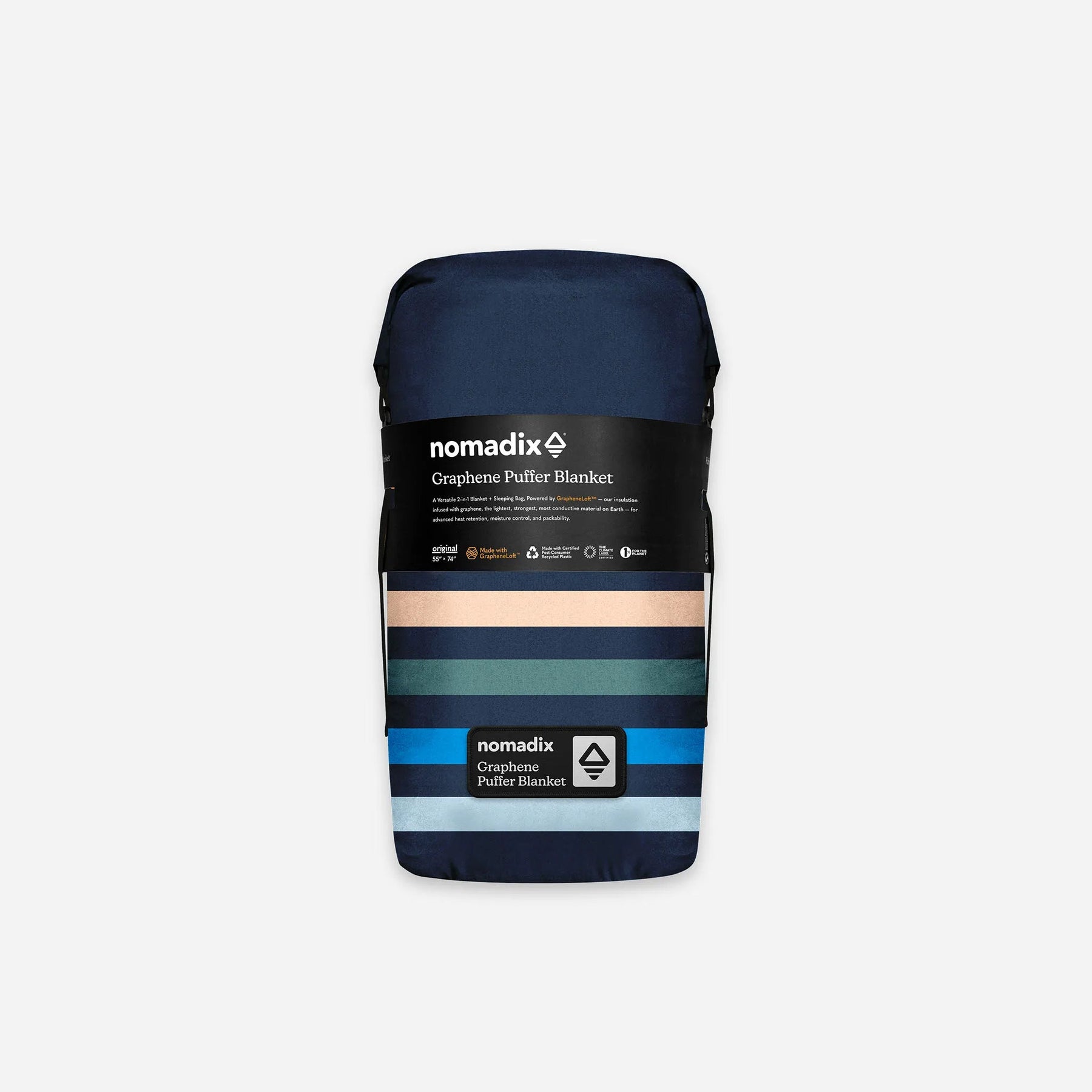 Graphene Puffer Blanket: Retro Multi Nomadix