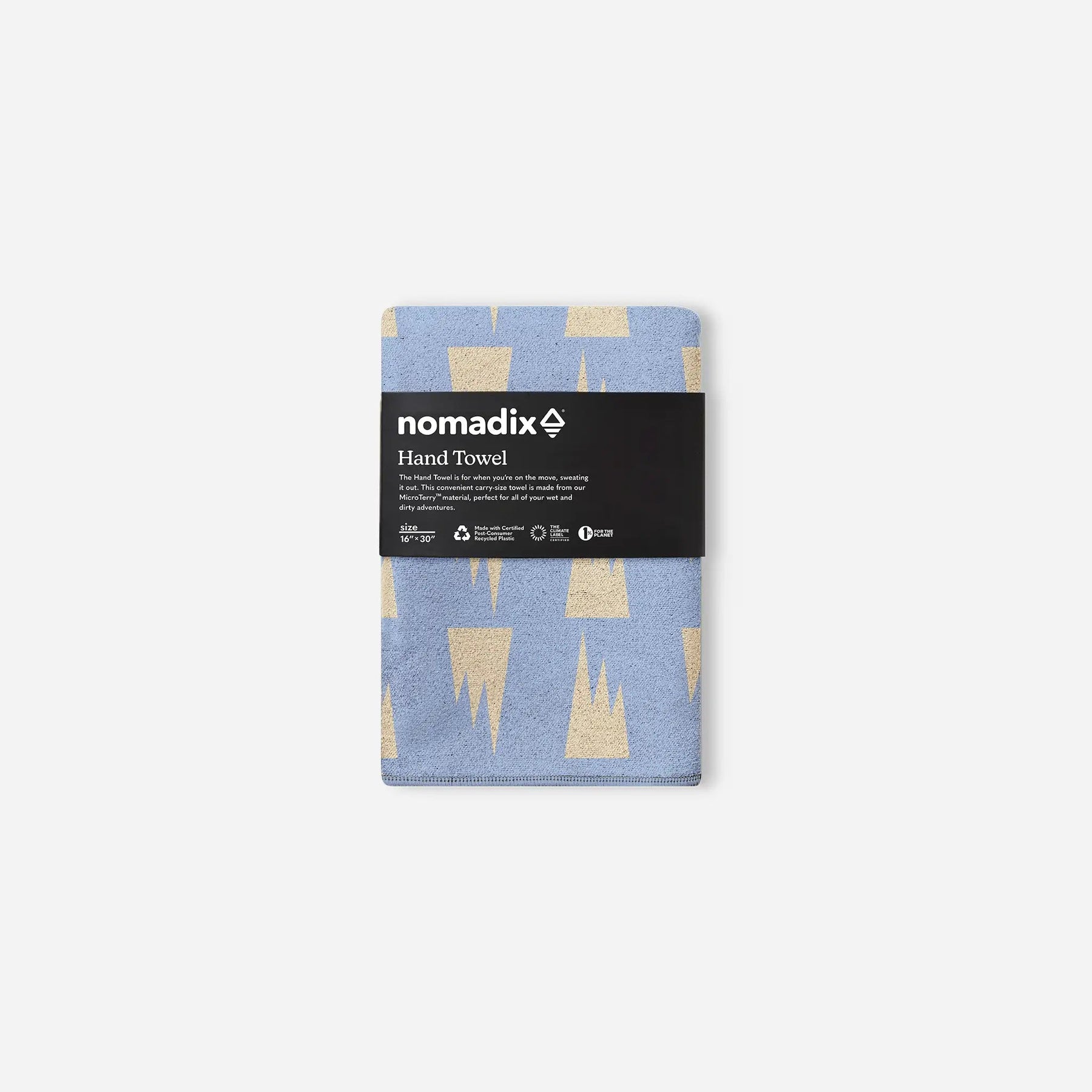 Hand Towel: Summit Coastal Blue Nomadix