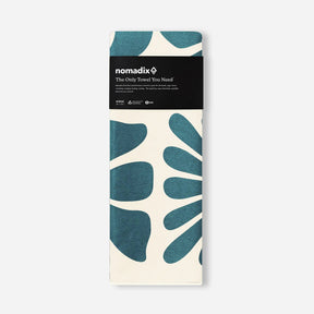 Original Towel: Big Flowers Teal Ocean Nomadix