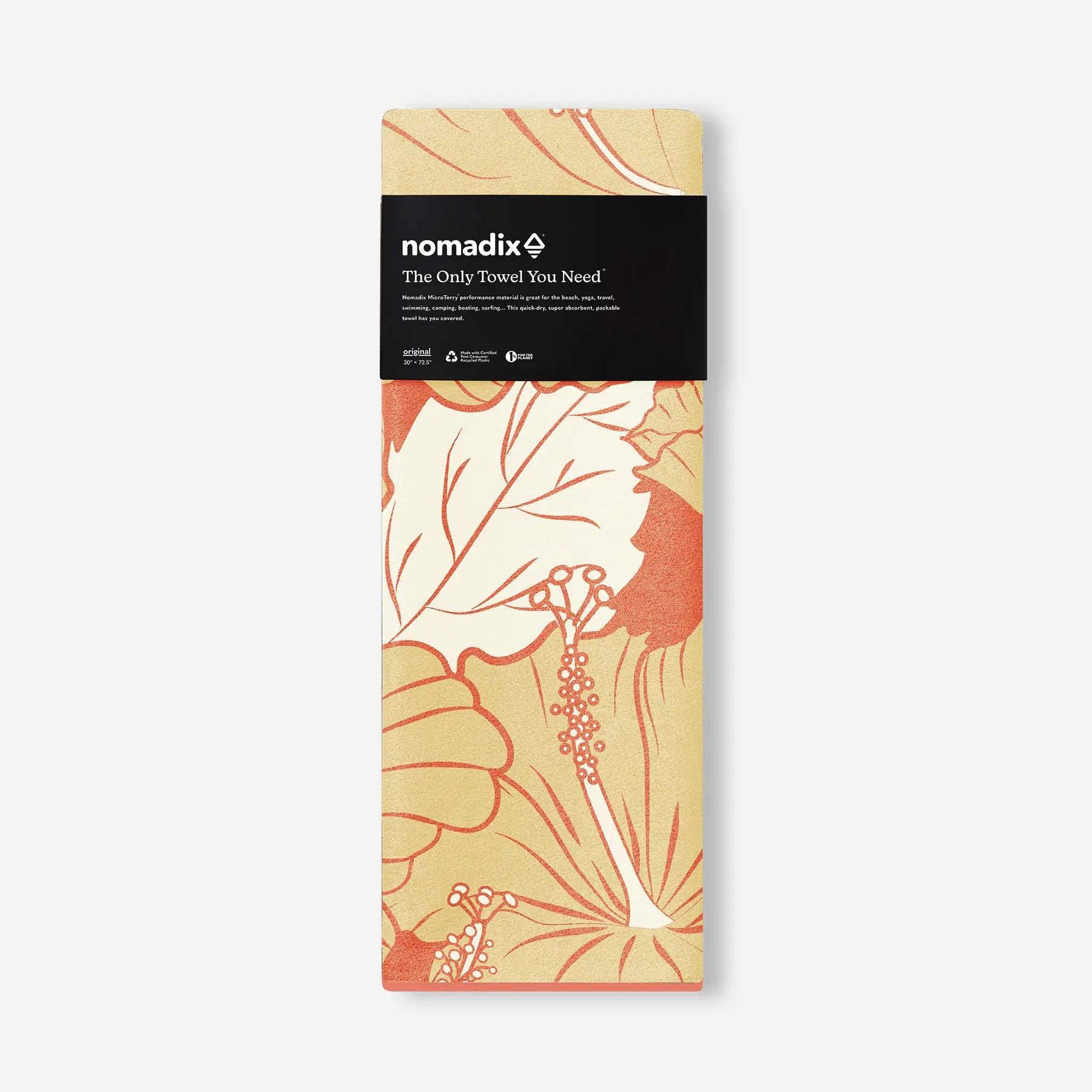 Original Towel: Hibiscus Expedition Orange Nomadix