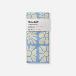 Ultralight Towel: Flowerbed Coastal Blue Nomadix