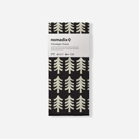 Ultralight Towel: Fresh Pines Black and Tan Nomadix