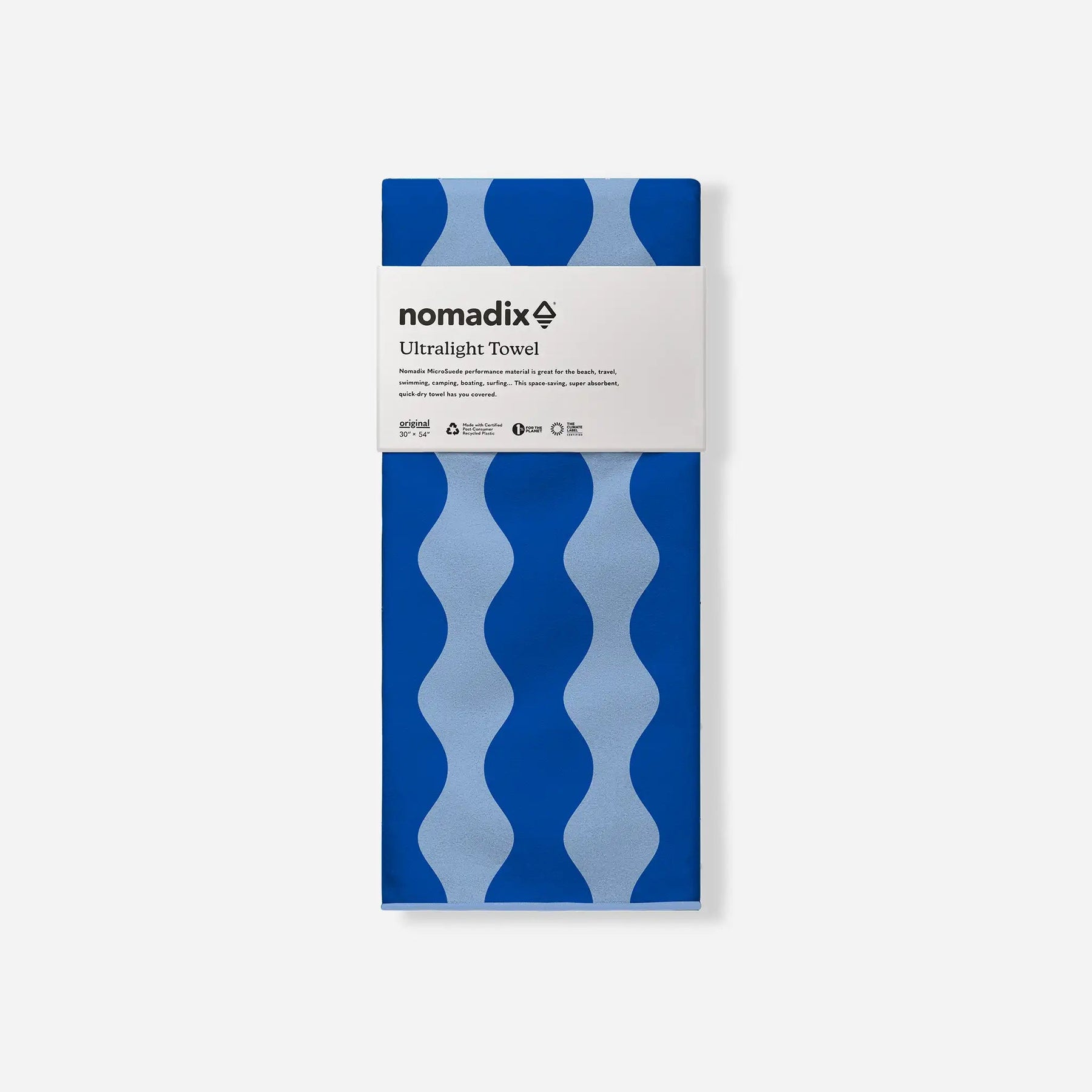 Ultralight Towel: Slack Tide Coastal Blue Nomadix