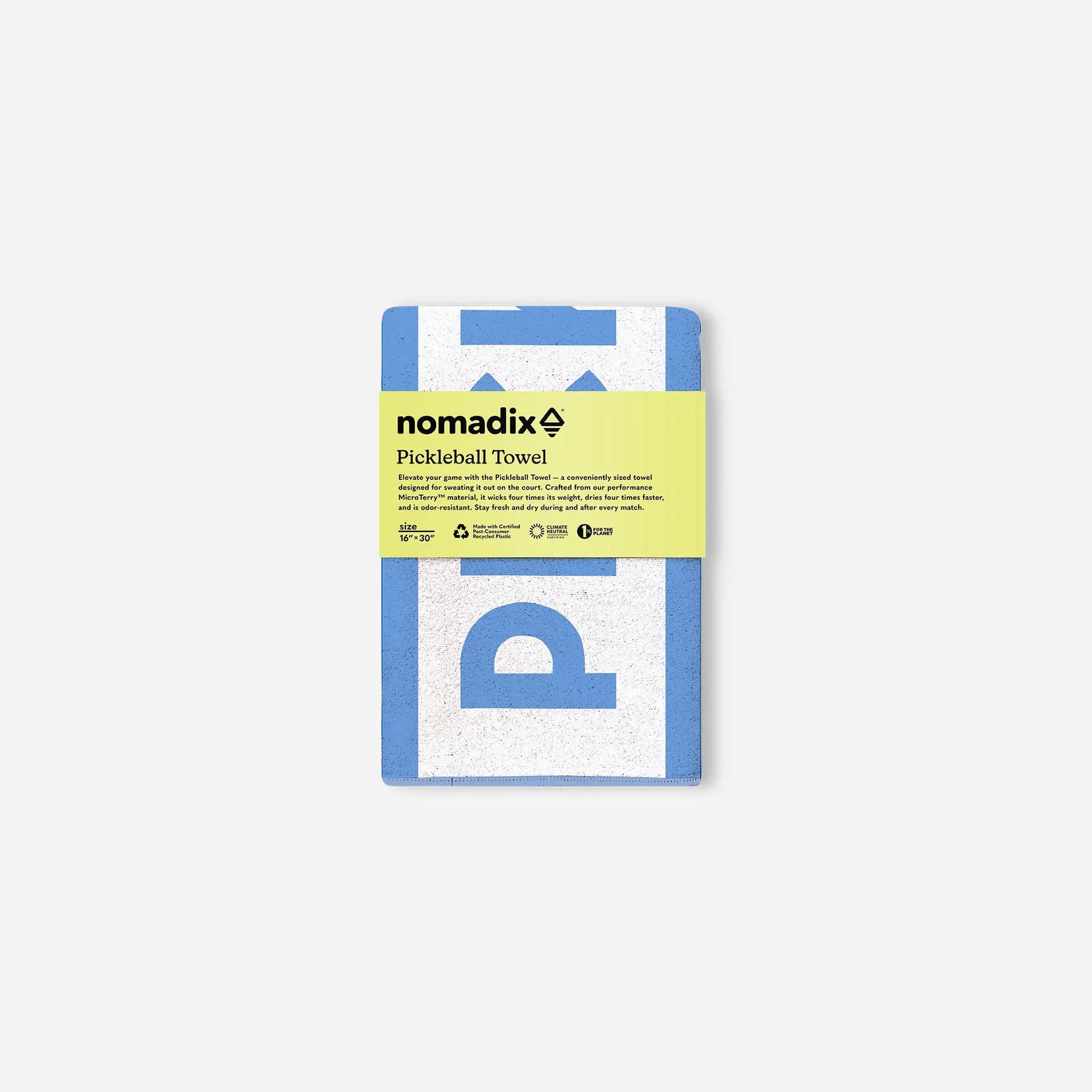 Pickleball Towel: Pickleball Coastal Blue Nomadix