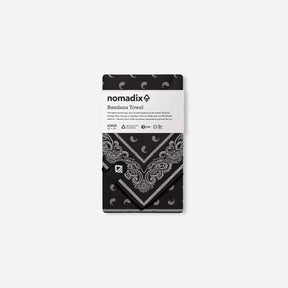 Bandana Towel: Paisley Black Nomadix