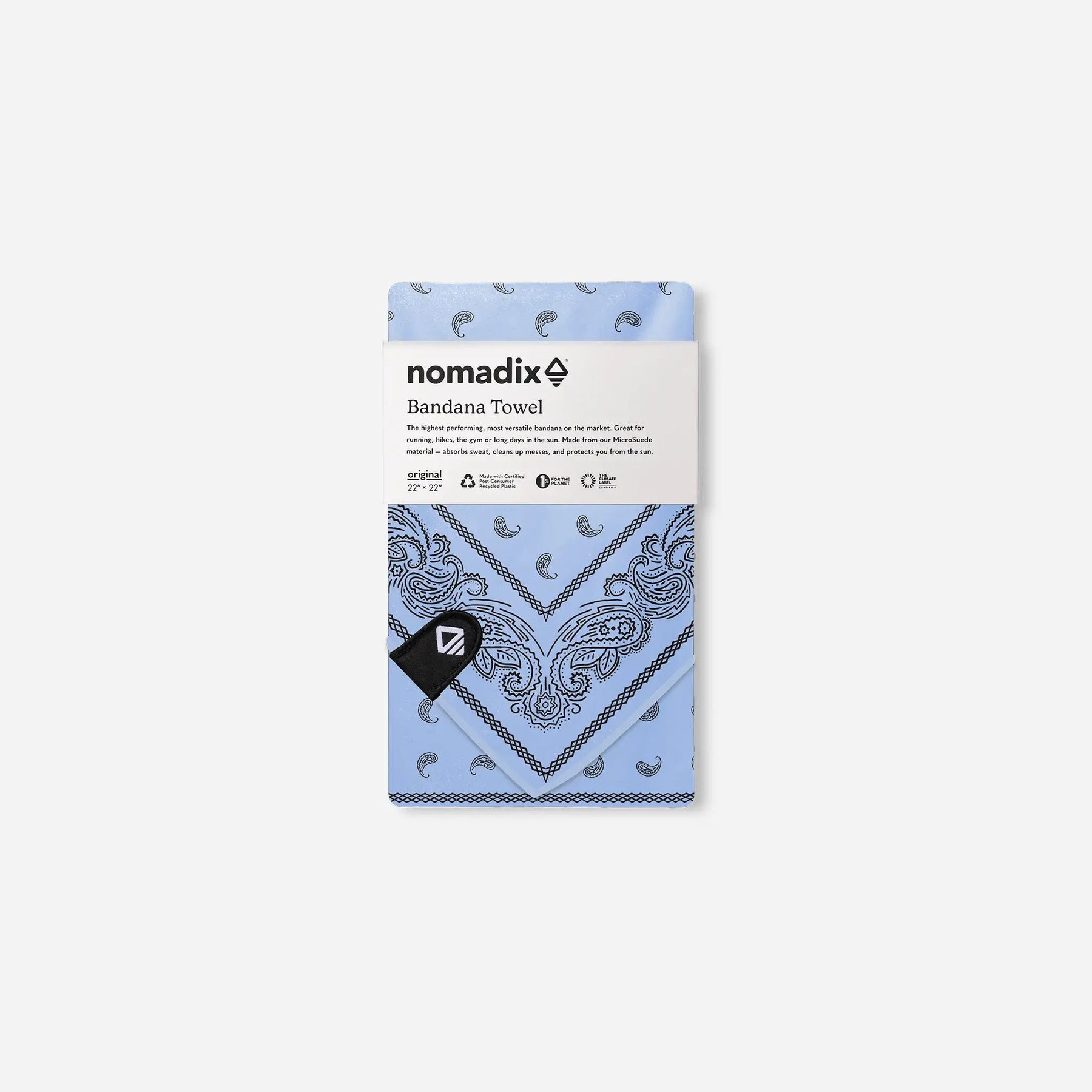 Bandana Towel: Paisley Pale Blue Nomadix