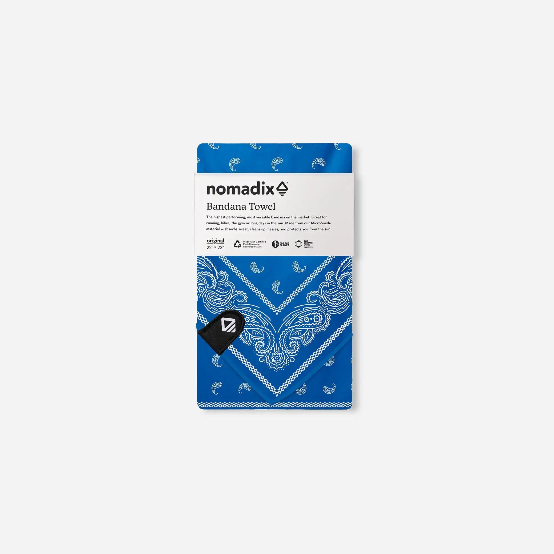 Bandana Towel: Paisley Stellar Blue Nomadix
