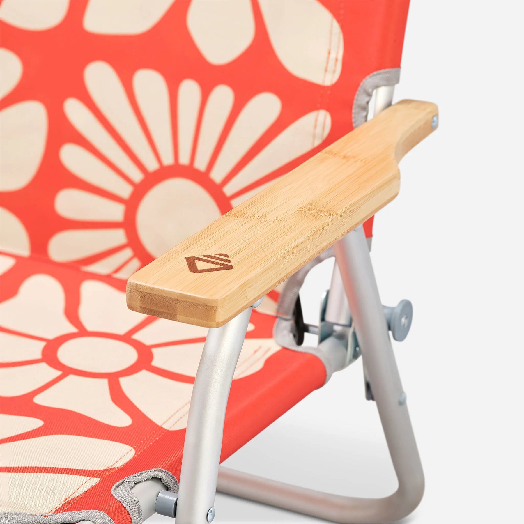 Easy Chair: Big Flowers Expedition Orange Nomadix