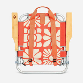 Easy Chair: Big Flowers Expedition Orange Nomadix