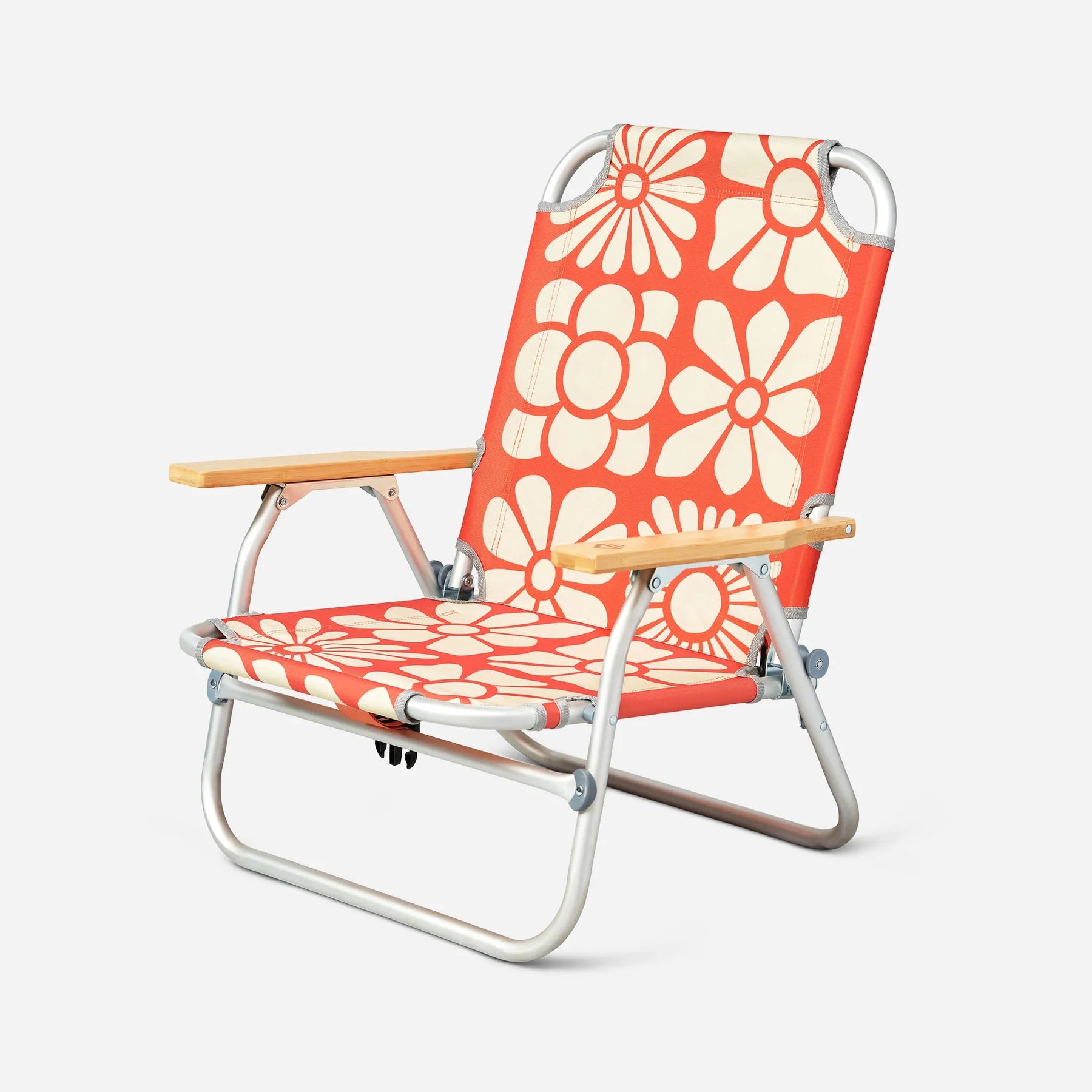 Easy Chair: Big Flowers Expedition Orange Nomadix