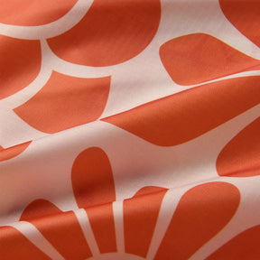 Pocket Tote: Big Flowers Expedition Orange Nomadix