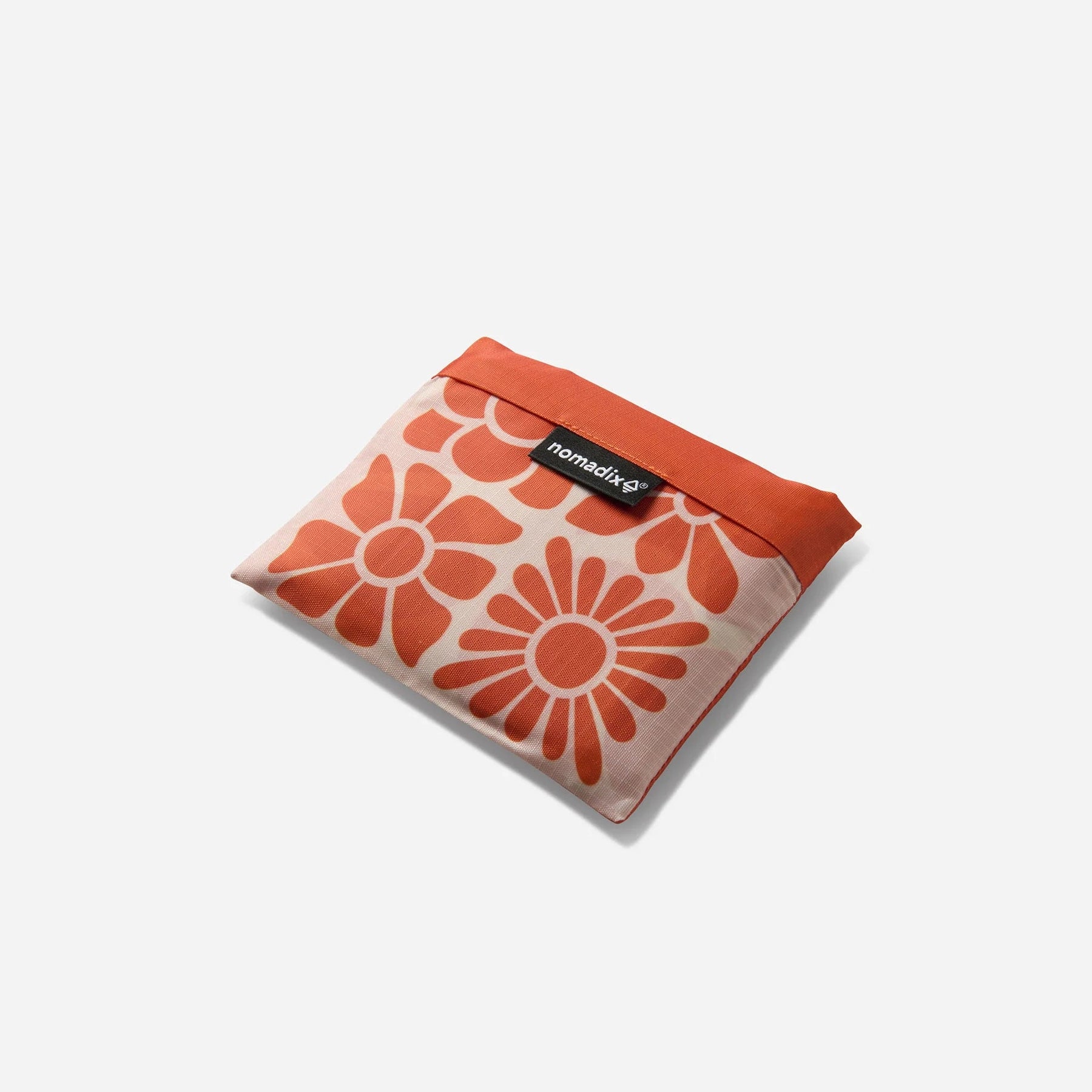Pocket Tote: Big Flowers Expedition Orange Nomadix