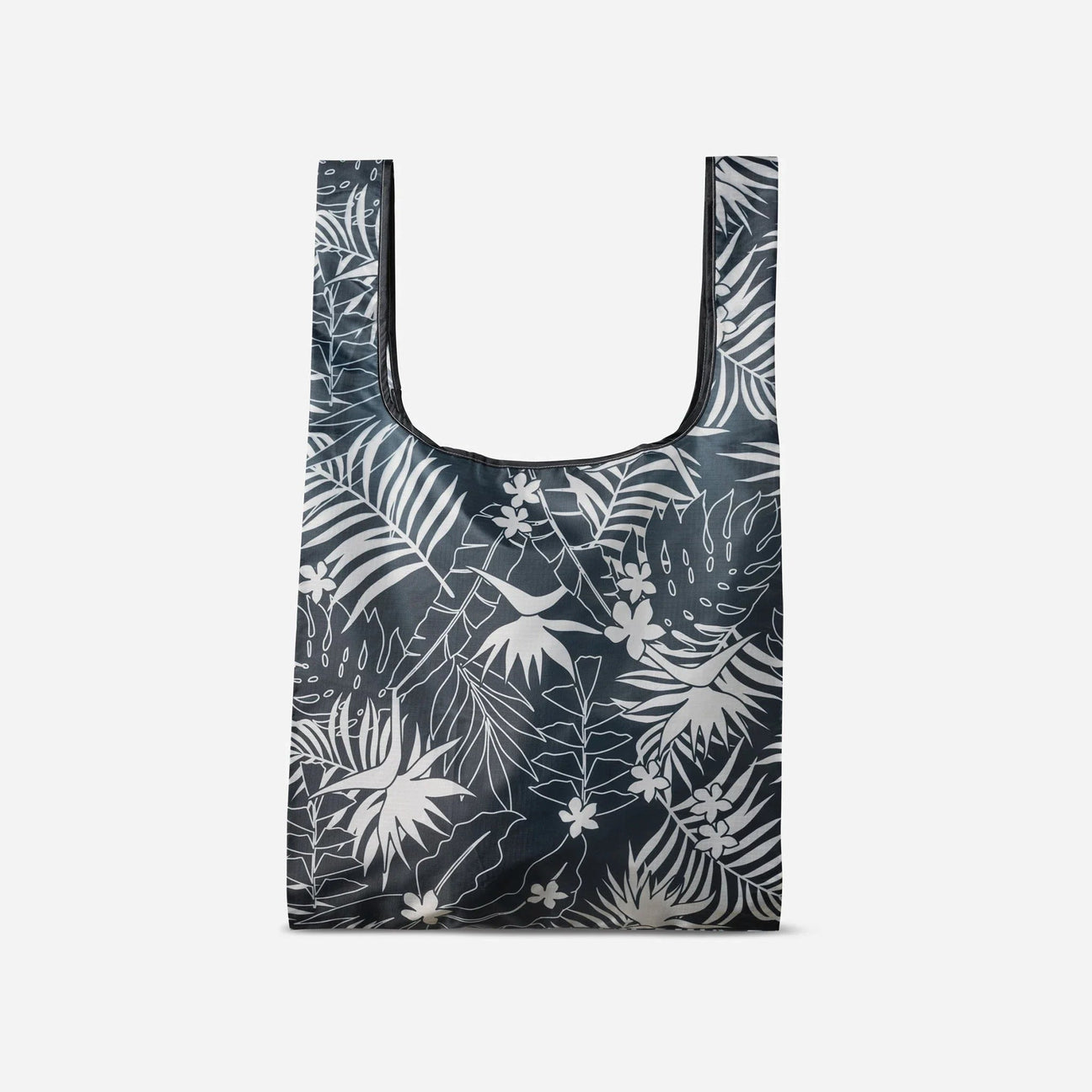 Pocket Tote: Retro Palms Black
