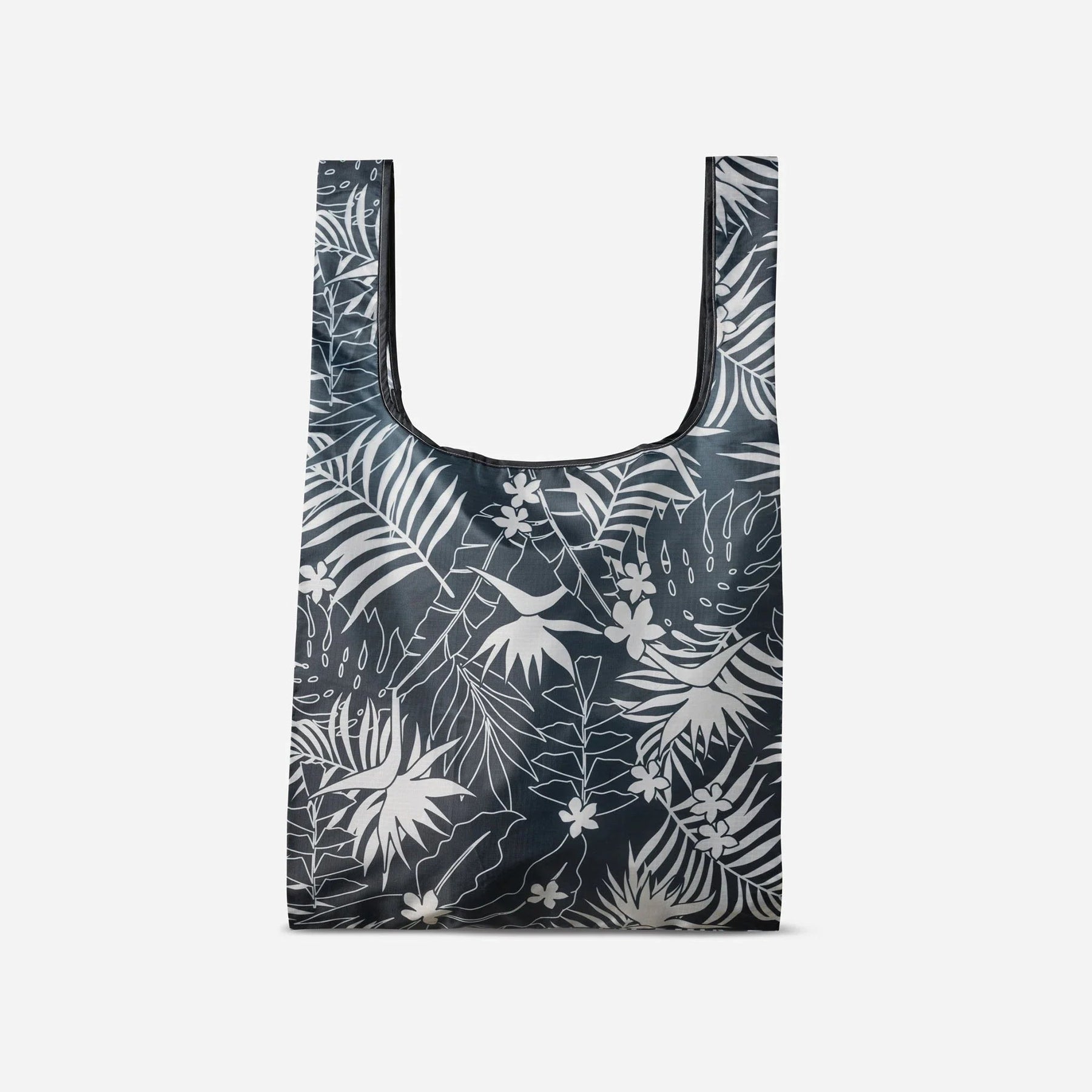 Pocket Tote: Retro Palms Black Nomadix